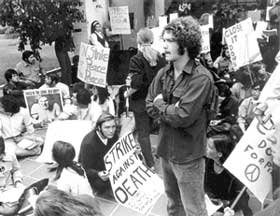 A protest against the Vietnam War