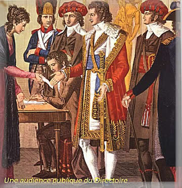 A Picture of The Five Members of The Directory